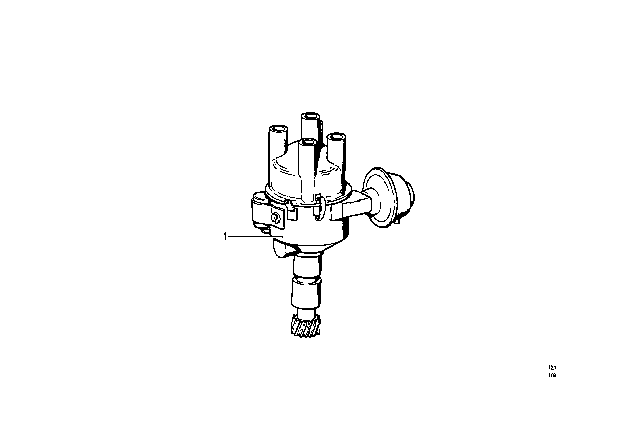 1969 BMW 2000 Distributor Diagram 2