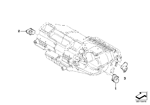 2003 BMW Z4 Actuator Drive, Heating Diagram 1