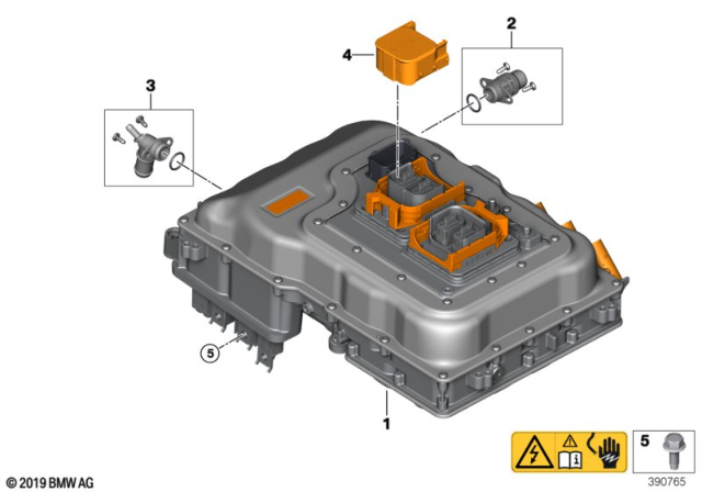 2014 BMW i8 Electrical Machines, Electronics Diagram