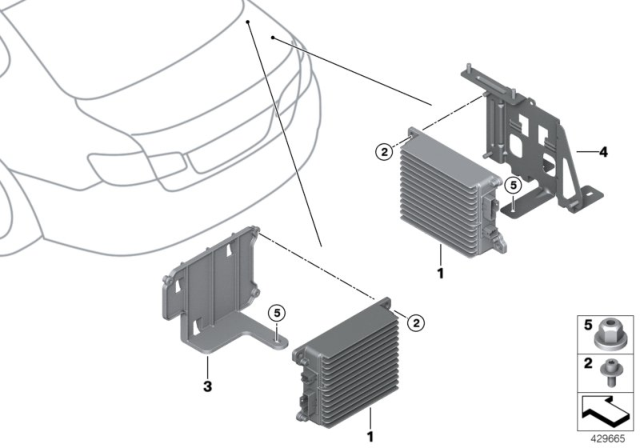 2016 BMW X5 Battery Charging Module / BCU150 Diagram