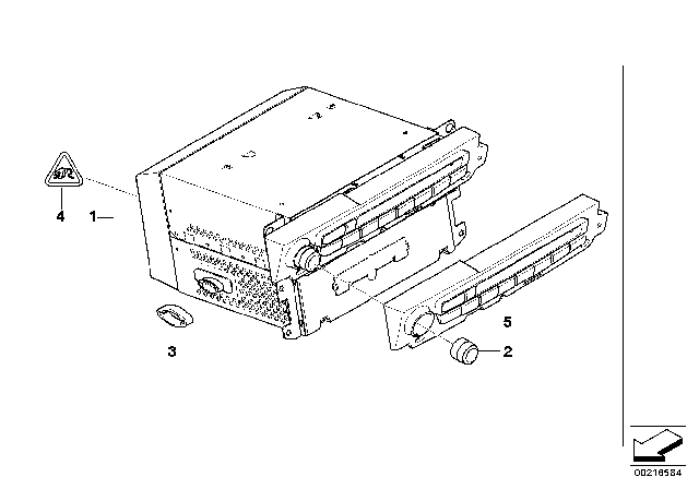 2010 BMW X5 Car Infotainment Computer Diagram 1