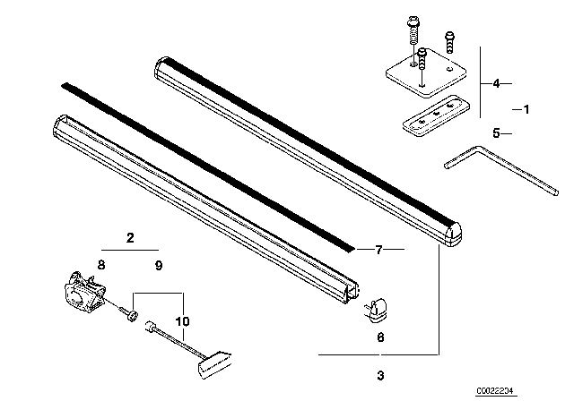 2004 BMW 330Ci Trailer Transport Module Diagram