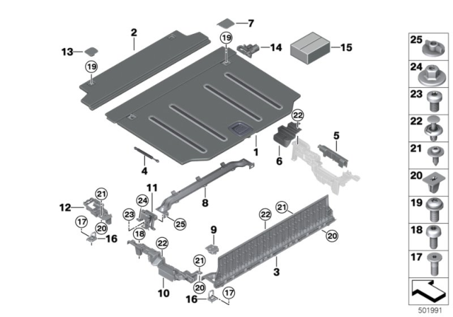 2019 BMW X5 Fillister Head Screw Diagram for 07149148299