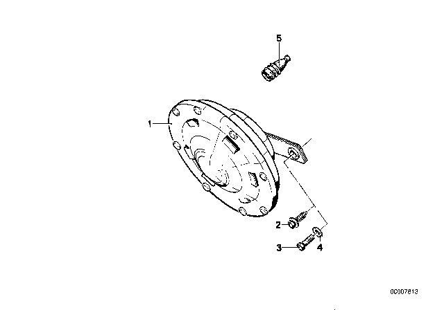 1980 BMW 528i Horn Diagram