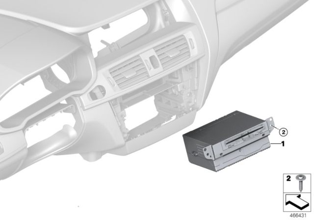 2017 BMW X3 Headunit Diagram 3