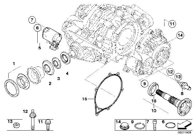 2010 BMW X6 Rear-Axle-Drive Diagram