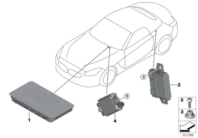 2019 BMW Z4 Lte Compensator Diagram for 84106803145