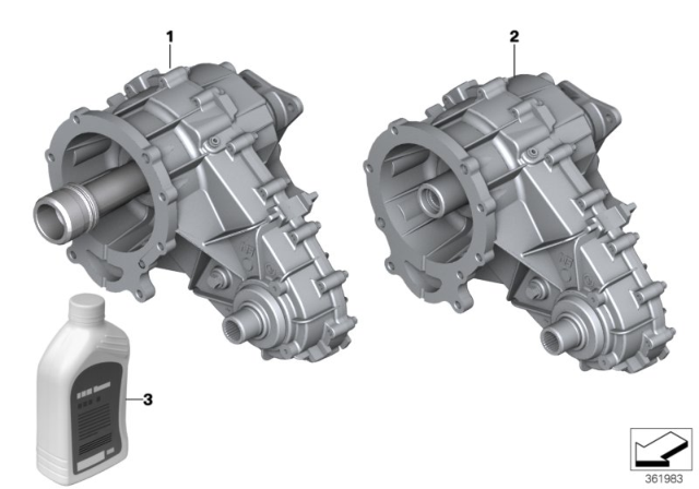 2005 BMW X5 Transfer Case NV Diagram