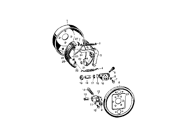 1957 BMW Isetta Cup Diagram for 34213060582