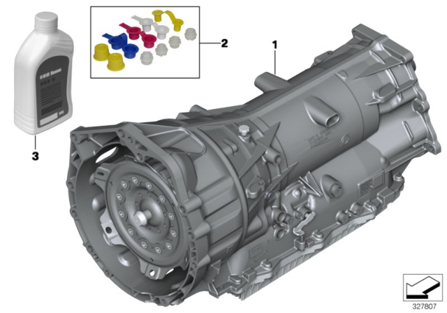 2016 BMW 428i xDrive Automatic Transmission GA8HP45Z Diagram