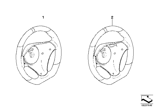 2011 BMW M3 M Performance Steering Wheel Diagram