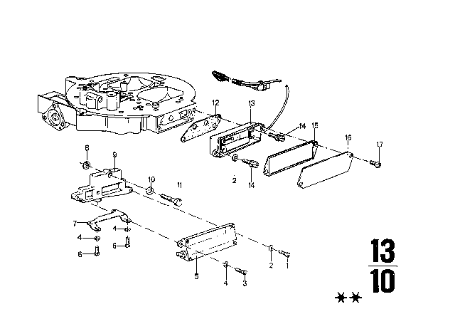 1973 BMW Bavaria Carburetor - Choke Body Diagram