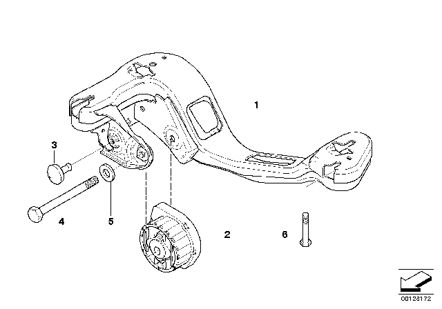 2004 BMW X3 Gearbox Suspension Diagram