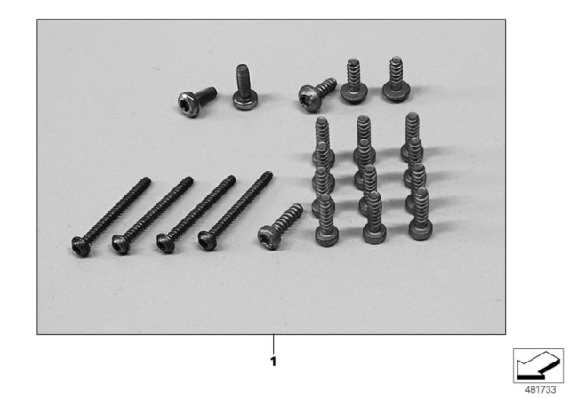 2018 BMW M5 Set Screws Diagram