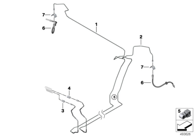 2019 BMW X5 PIPE CONNECTION Diagram for 34326871321