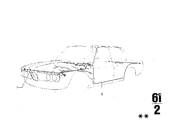 1972 BMW Bavaria Wiring Harness Diagram 1