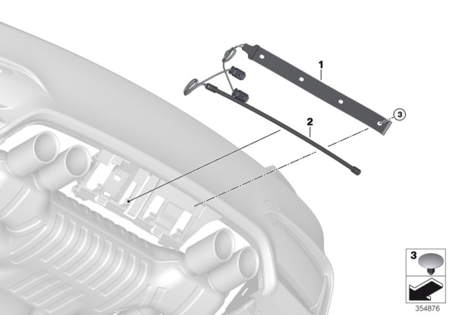 2020 BMW M4 Sensor Smart Opener Diagram