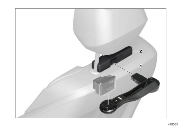 2007 BMW 328i BMW Action - Cam Bracket Diagram 3