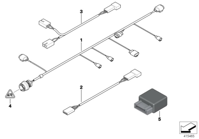 2006 BMW M3 Various Additional Wiring Sets Diagram