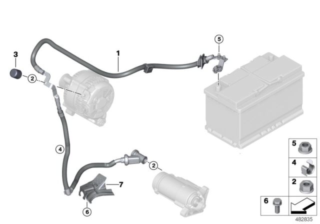 2020 BMW X2 Holder Diagram for 12527645649