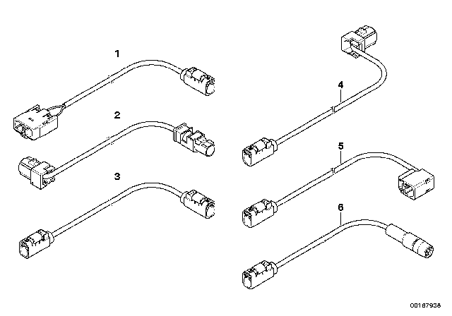 2008 BMW 528i Universal Aerial Cable Diagram 2