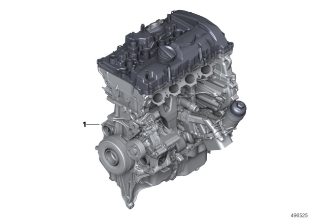 2020 BMW X3 Short Engine Diagram