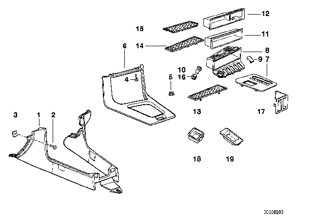 1996 BMW 328i Storing Partition Diagram 2