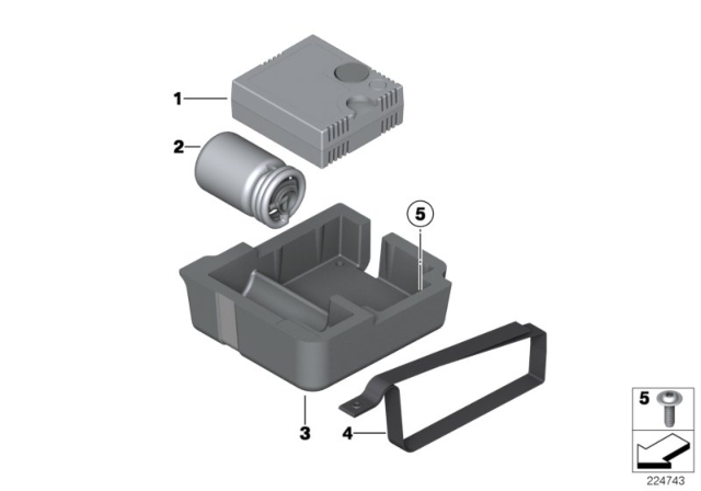 2015 BMW X3 Mobility System Diagram 1