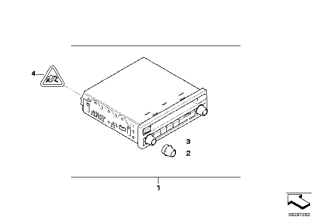 2006 BMW 525i DVD Player Diagram