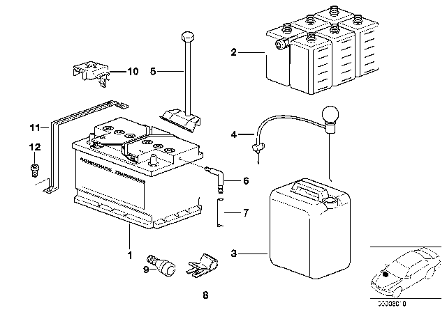 BATTERY FA. DOUGLAS (WARRANT Diagram for 61218368733