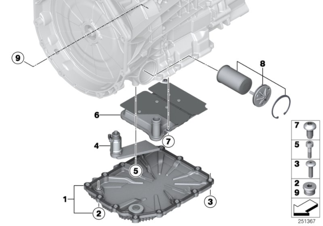2020 BMW M4 Oil Sump (GS7D36SG) Diagram