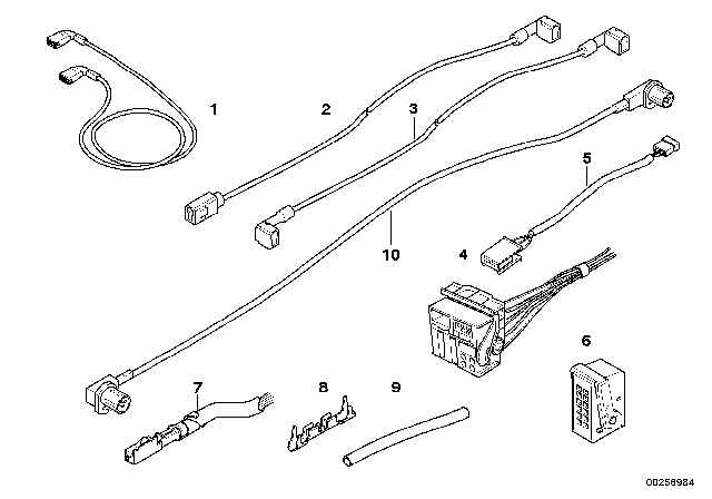 2013 BMW X5 M Repair Cable CIC, CCC / Display Diagram