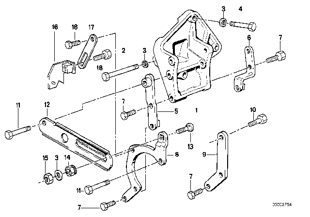 1986 BMW 528e Hydro Steering - Vane Pump Diagram 3