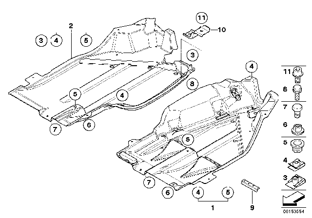 2007 BMW X3 Covering Tank, Right Diagram for 51473417403