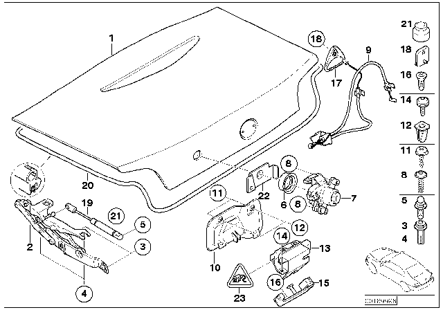 2008 BMW Z4 M Ball Pin Diagram for 41627049895