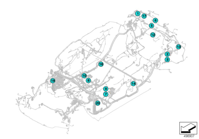 2019 BMW X2 Plug Connection Diagram 2