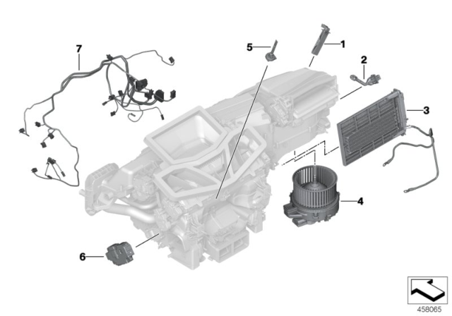 2020 BMW M850i xDrive Electric Parts For Ac Unit Diagram