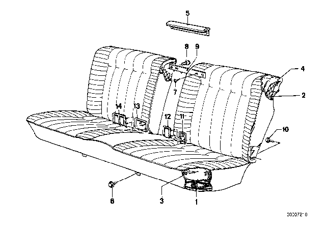 1985 BMW 735i Cup Diagram for 52201914499