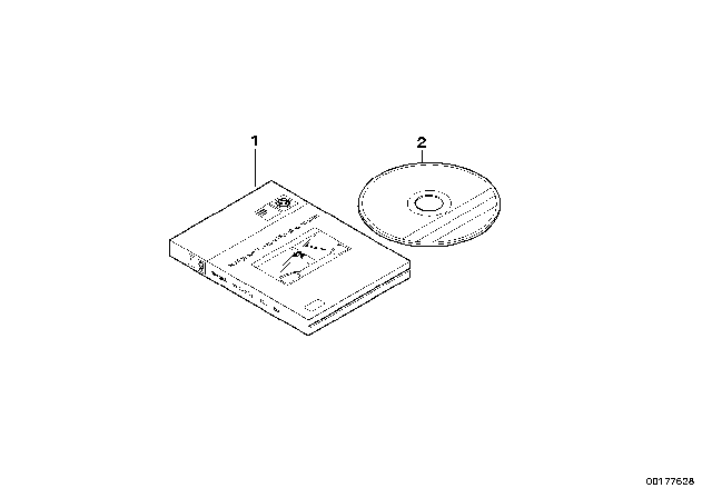 2005 BMW X3 Portable Navigation Diagram 2