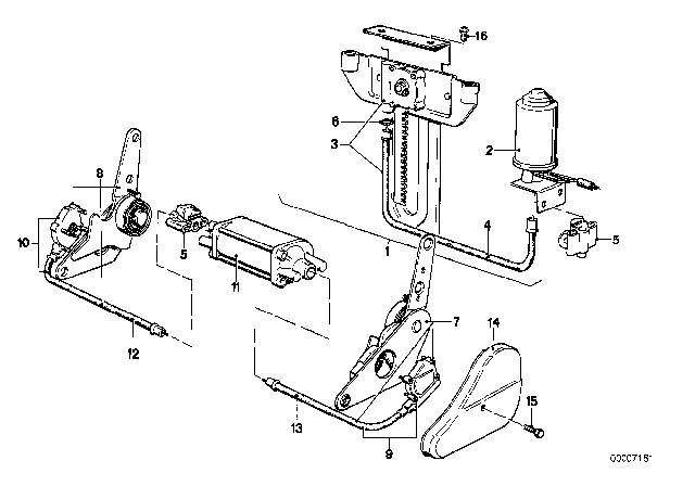 1985 BMW 535i Covering Lower Right Diagram for 52101931818