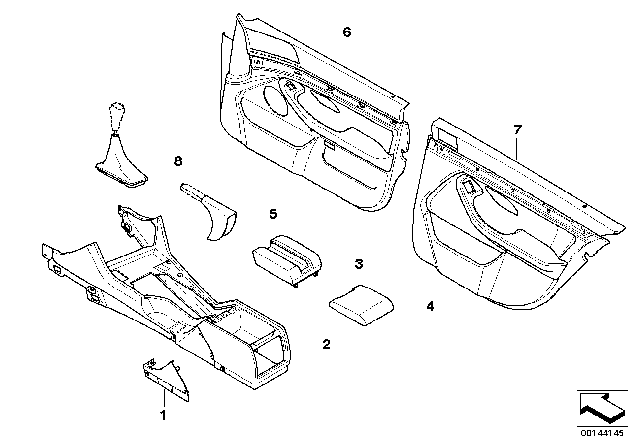 2001 BMW 525i Individual Series Japan Diagram 1