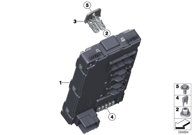 2014 BMW 435i Control Unit Diagram 2