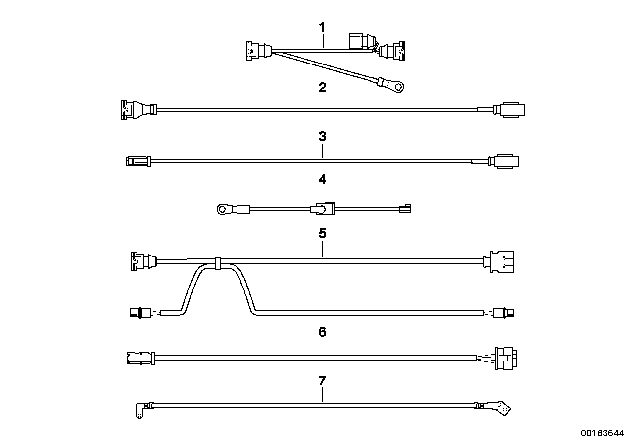 2010 BMW 335d Various Wiring Harnesses Diagram