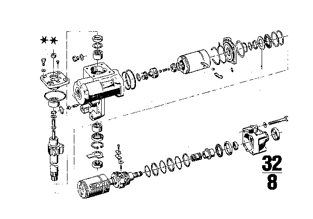 1971 BMW 3.0CS Hydro Steering - Oil Carrier Diagram 5