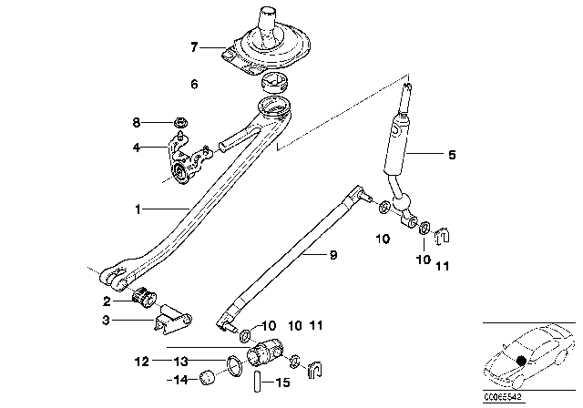 2002 BMW X5 Shift Lever Diagram for 25117543190