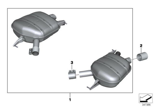 2015 BMW 640i xDrive Gran Coupe Accessories And Retrofittings Diagram