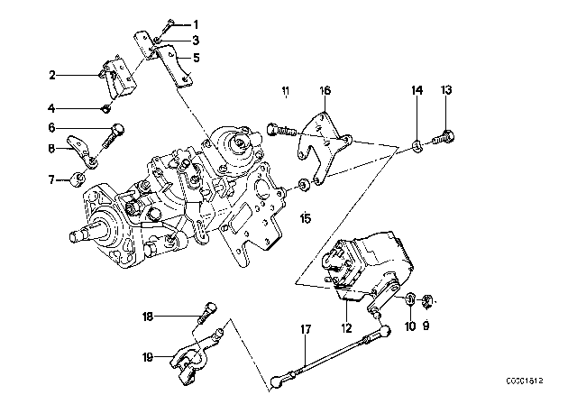 1985 BMW 524td Spacer Bush Diagram for 11741277134