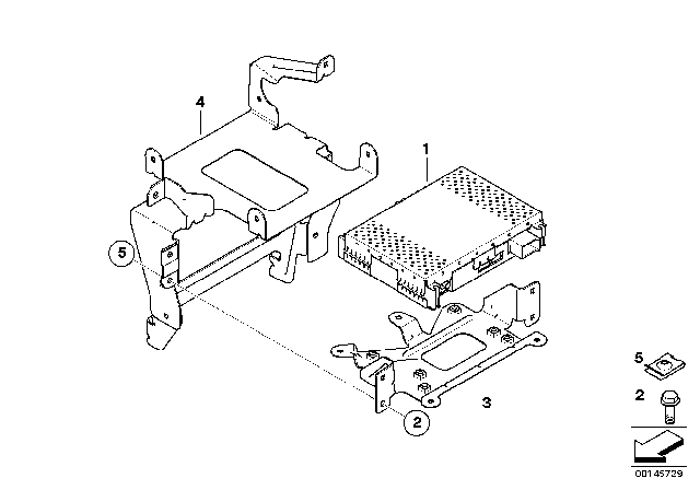 2008 BMW 535xi Satellite radio Diagram