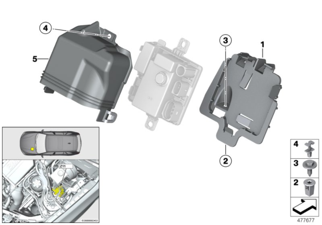 2015 BMW X4 Covering Cap Diagram for 12908645227