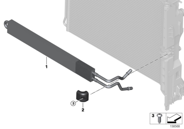 2015 BMW X5 Power Steering Cooler Diagram